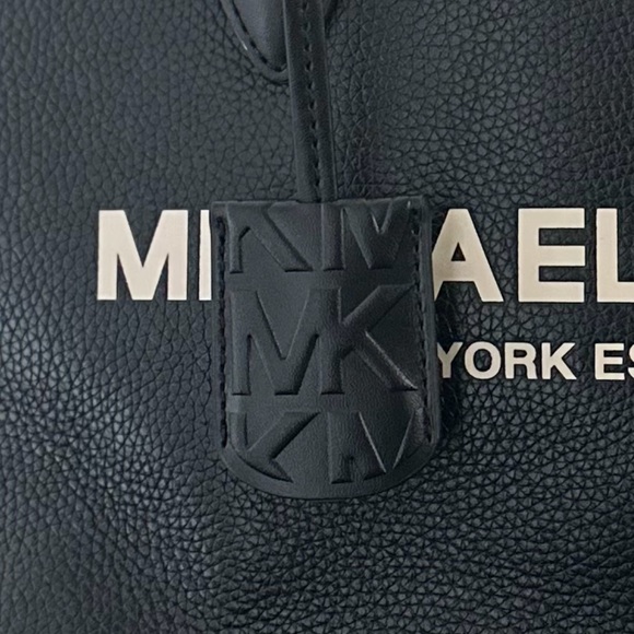 Michael Kors Black Pebbled Leather Satchel Bag - Picture 10 of 10